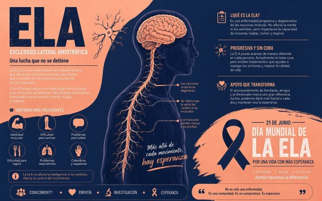 Infografía sobre ELA