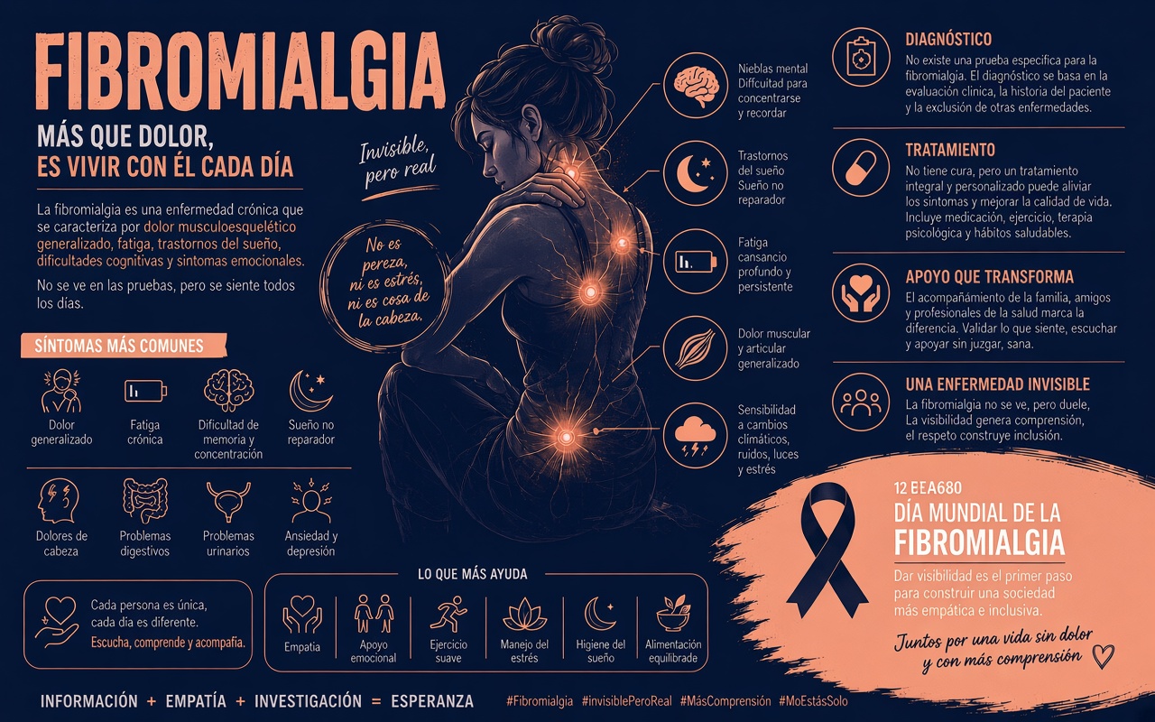 Infografía sobre Fibromialgia