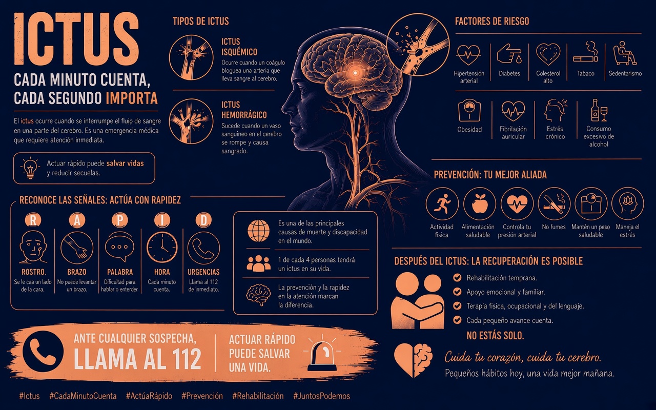 Infografía sobre Ictus