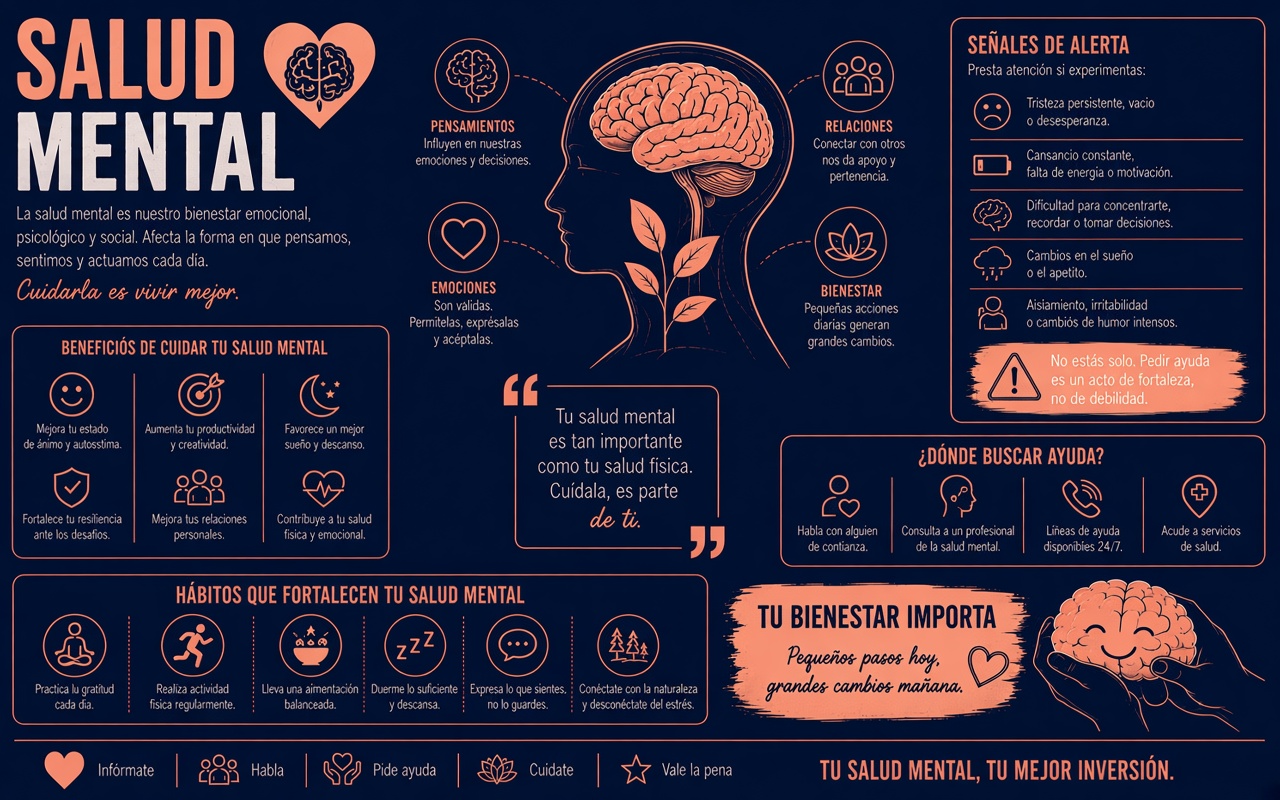 Infografía sobre Salud Mental