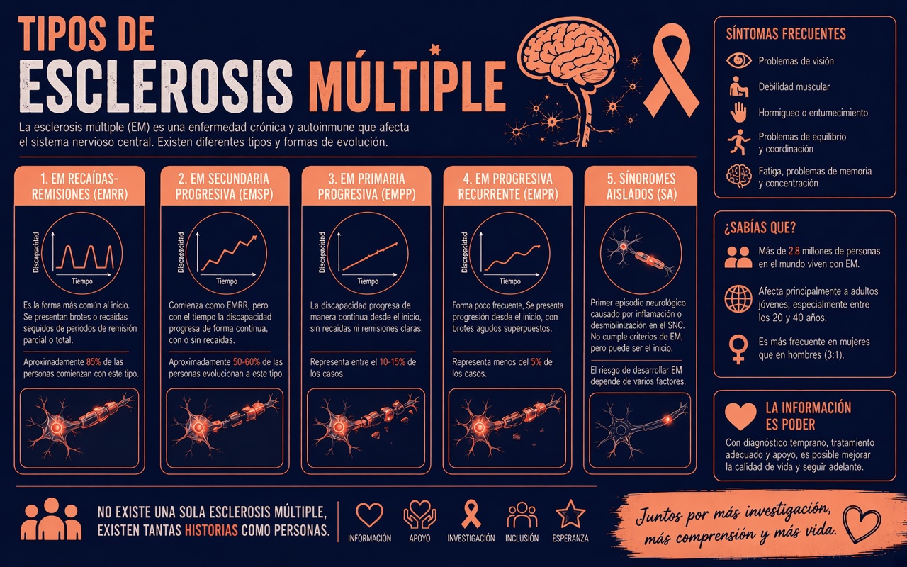 Tipos de Esclerosis Múltiple